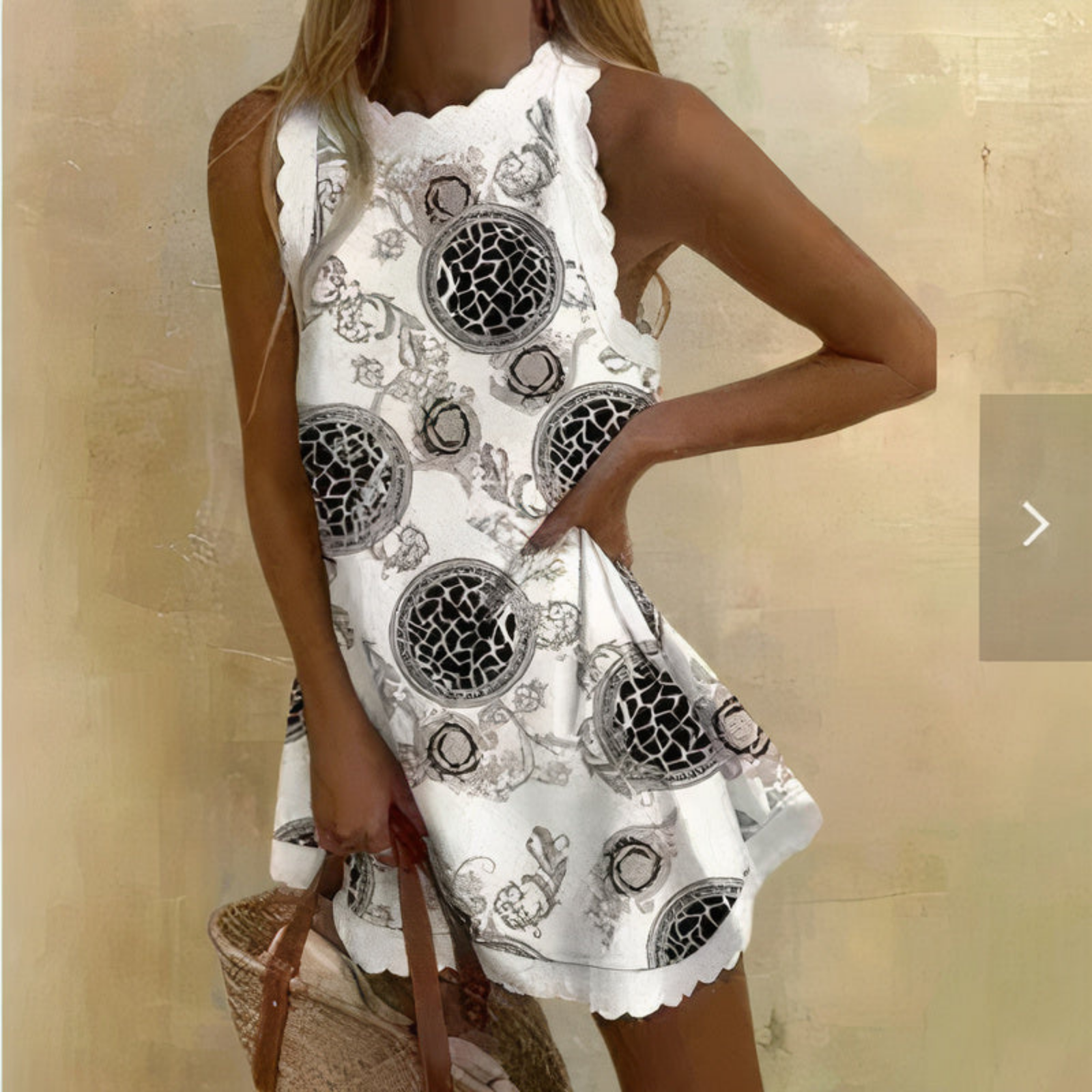 Robe Femme Courte Fluide Confortable 1