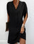 Robe Femme Drapée à Col V 7