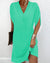 Robe Femme Drapée à Col V 8
