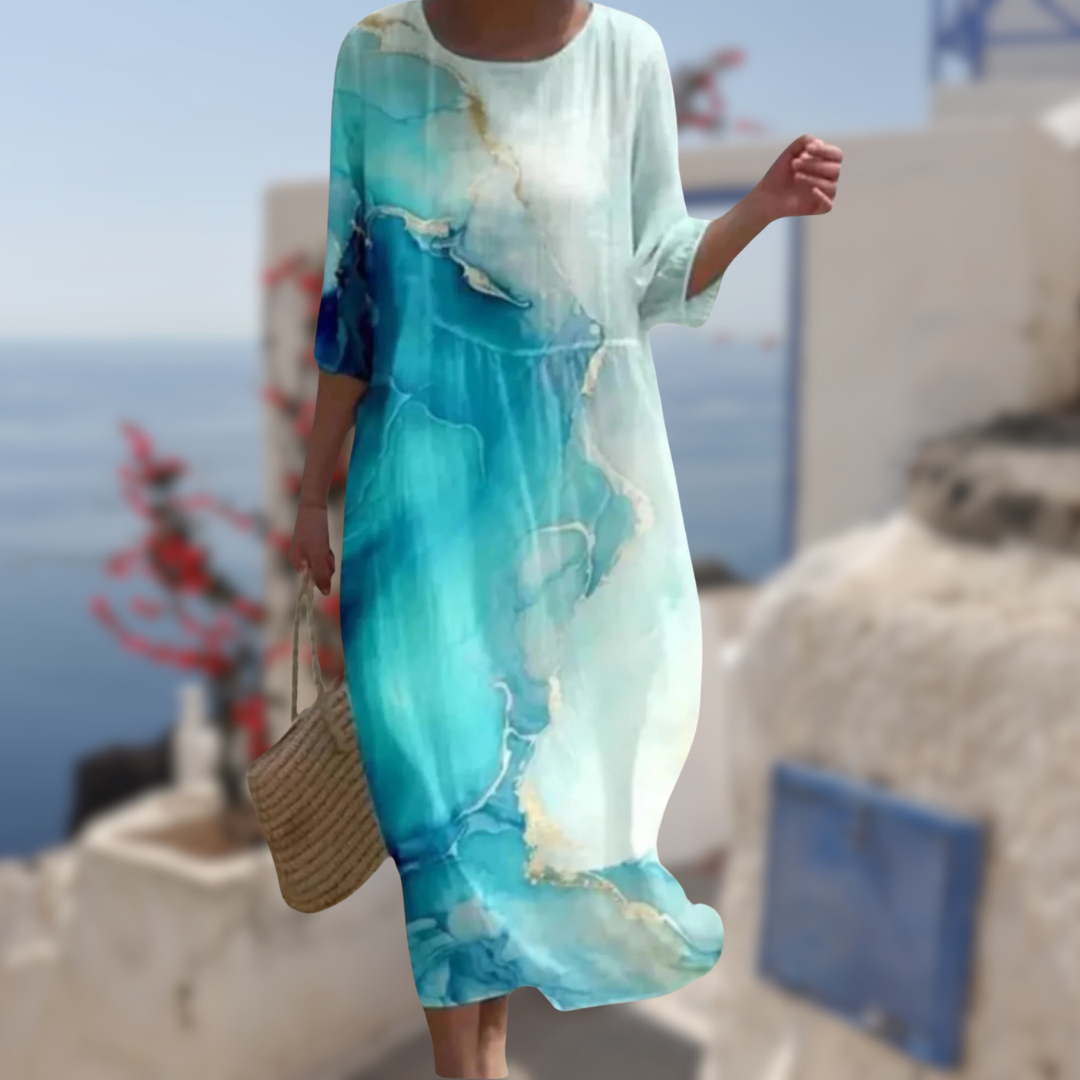 Robe Femme Élégante à Fleurs 5