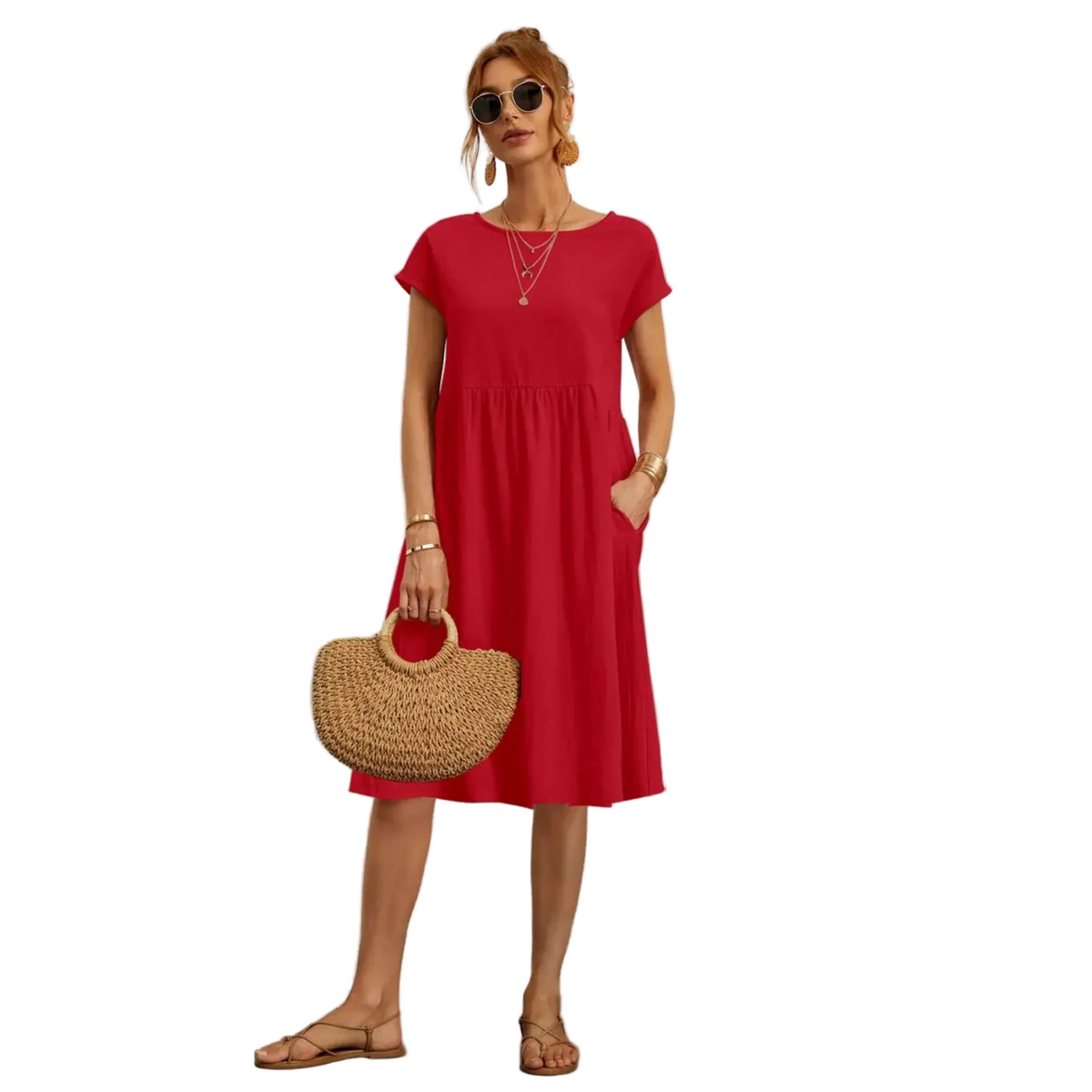 Robe Femme Fluide et Sophistiquée 0