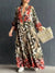 Robe Femme Imprimée Ample Tissu Léger 2
