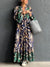 Robe Femme Imprimée Ample Tissu Léger 3