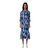 Robe Femme Imprimée Décontractée à Col V en Polyester 0