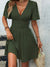 Robe Femme Longue Décolleté en V Tissu Résistant 1
