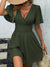 Robe Femme Longue Décolleté en V Tissu Résistant 2