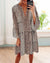 Robe Femme Mi-Longue à Imprimé Léopard 2