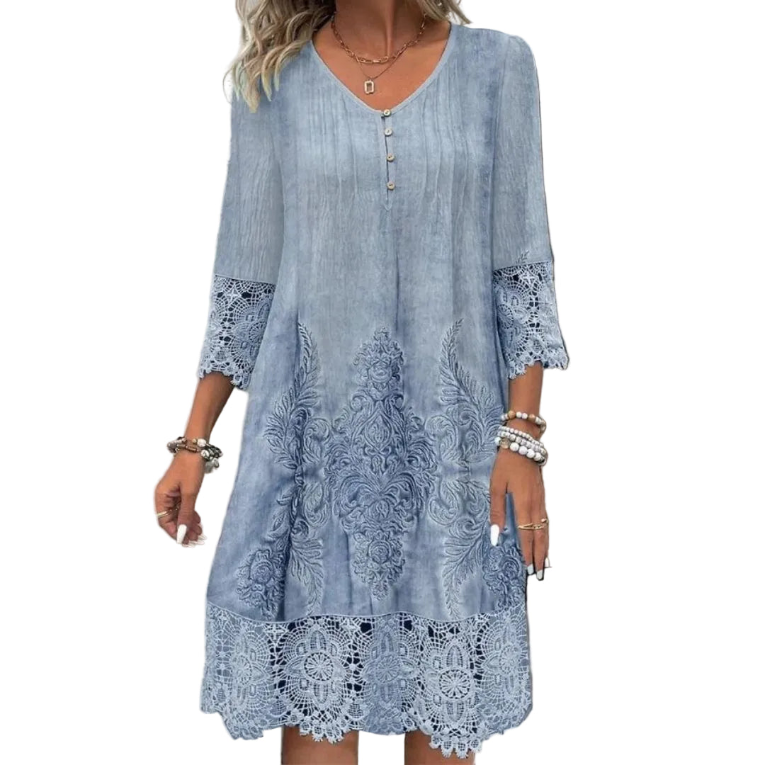 Robe Femme Midi Fleurie Chic 0