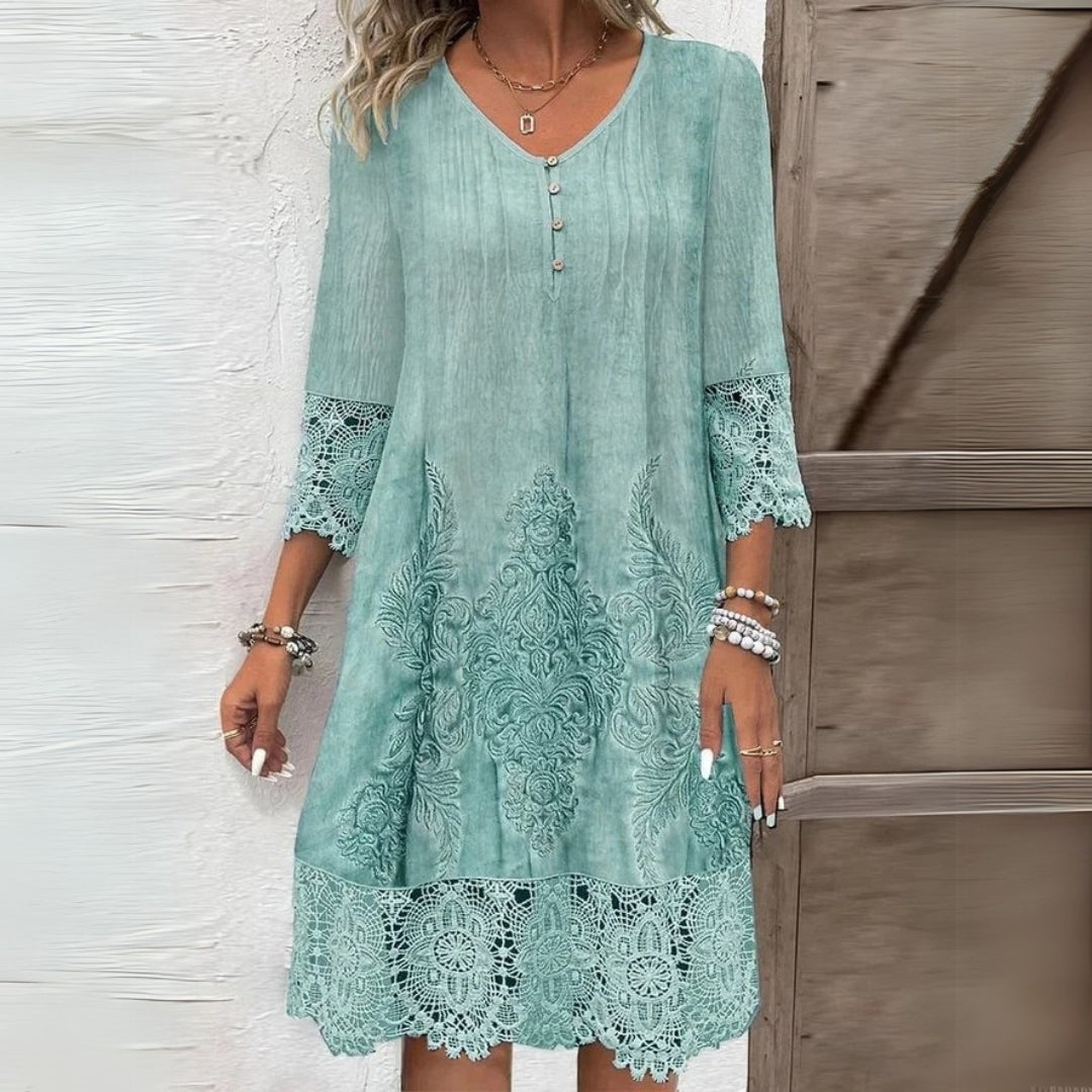 Robe Femme Midi Fleurie Chic 1