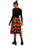 Robe Femme Midi Imprimé Citrouille Tissu Léger 1