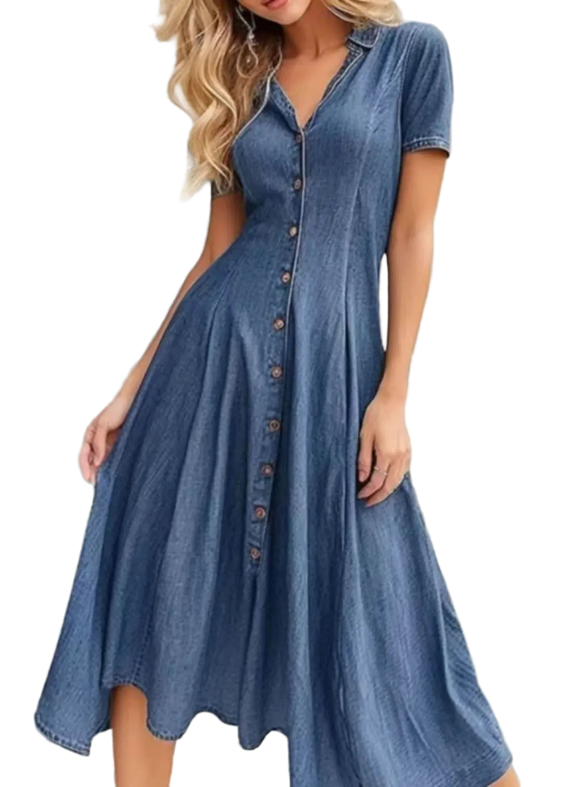 Robe Femme Ourlet Extra Large Style Asymétrique Été 0