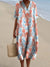 Robe Femme T-shirt Grande Taille à Manches Courtes Motif Océan Coton 10