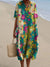 Robe Femme T-shirt Grande Taille à Manches Courtes Motif Océan Coton 7