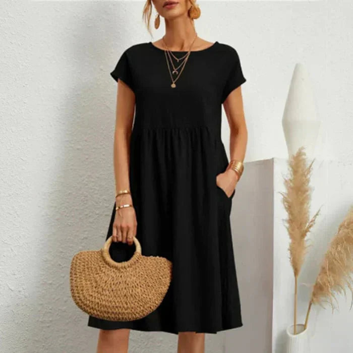 Robe Femme à Encolure Ronde Chic 7