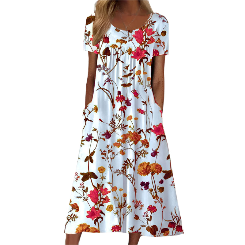 Robe Femme à Motif Floral Chic 0