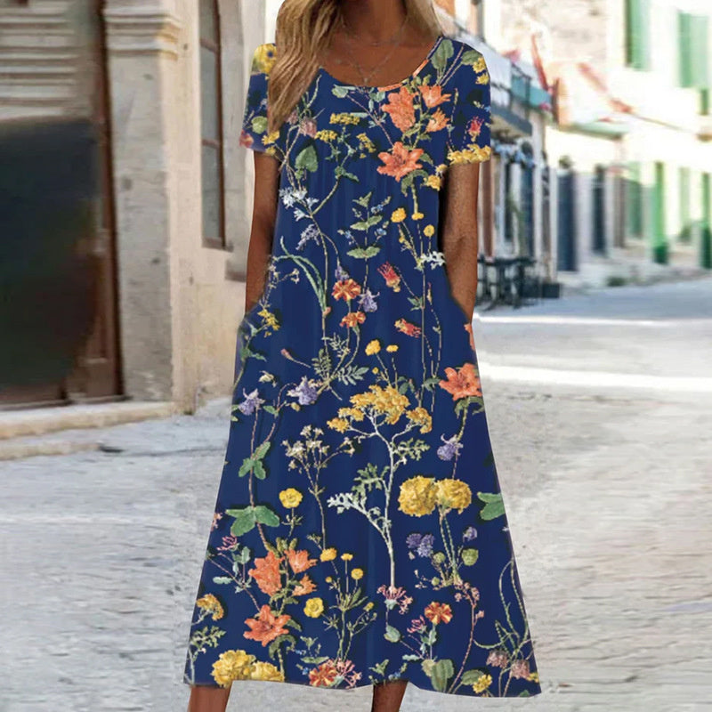 Robe Femme à Motif Floral Chic 4