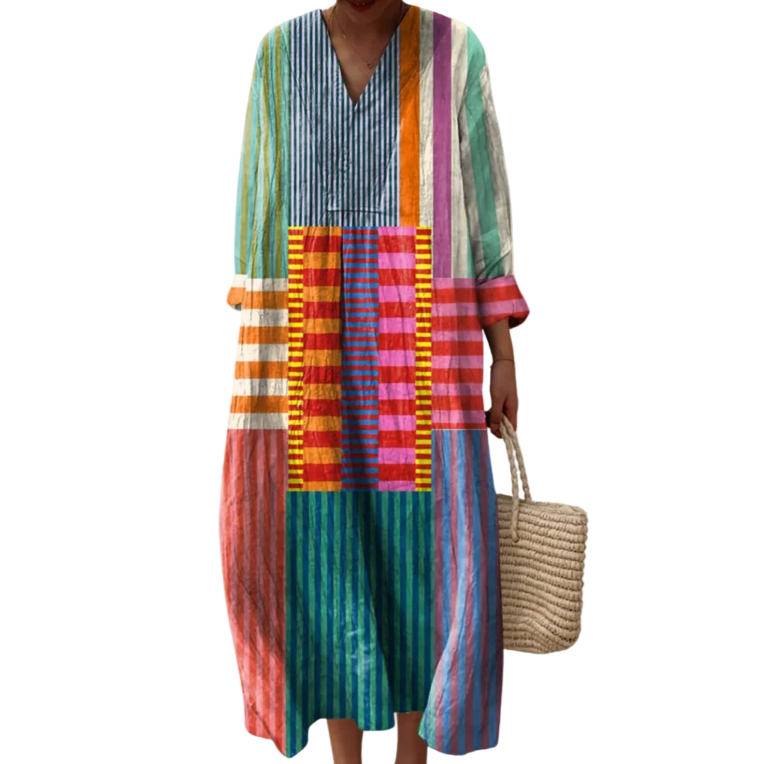 Robe Géométrique Femme Moderne 0
