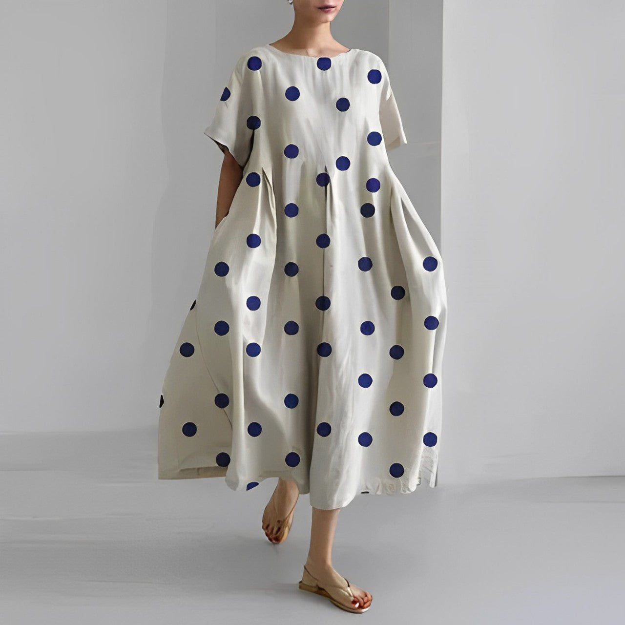 Robe Imprimée pour Femmes en Coton 7