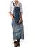 Robe Latz en Denim pour Femme au Style Décontracté 0