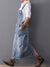 Robe Latz en Denim pour Femme au Style Décontracté 1