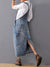 Robe Latz en Denim pour Femme au Style Décontracté 2