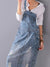 Robe Latz en Denim pour Femme au Style Décontracté 4