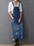 Robe Latz en Denim pour Femme au Style Décontracté 8