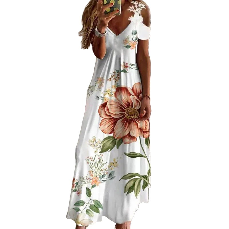 Robe Longue Décontractée à Bretelles pour Femmes 0