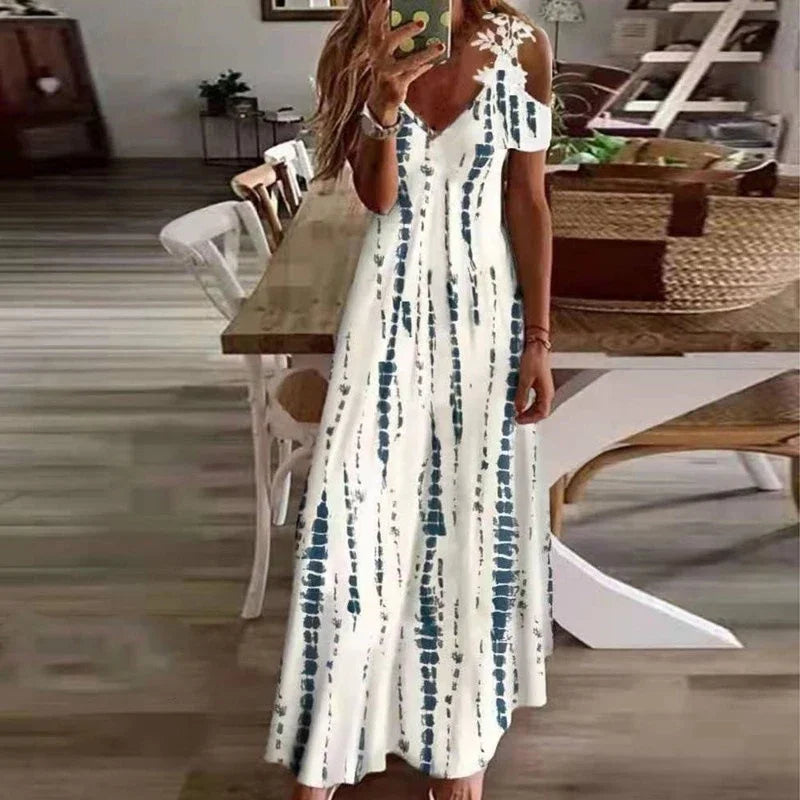 Robe Longue Décontractée à Bretelles pour Femmes 2