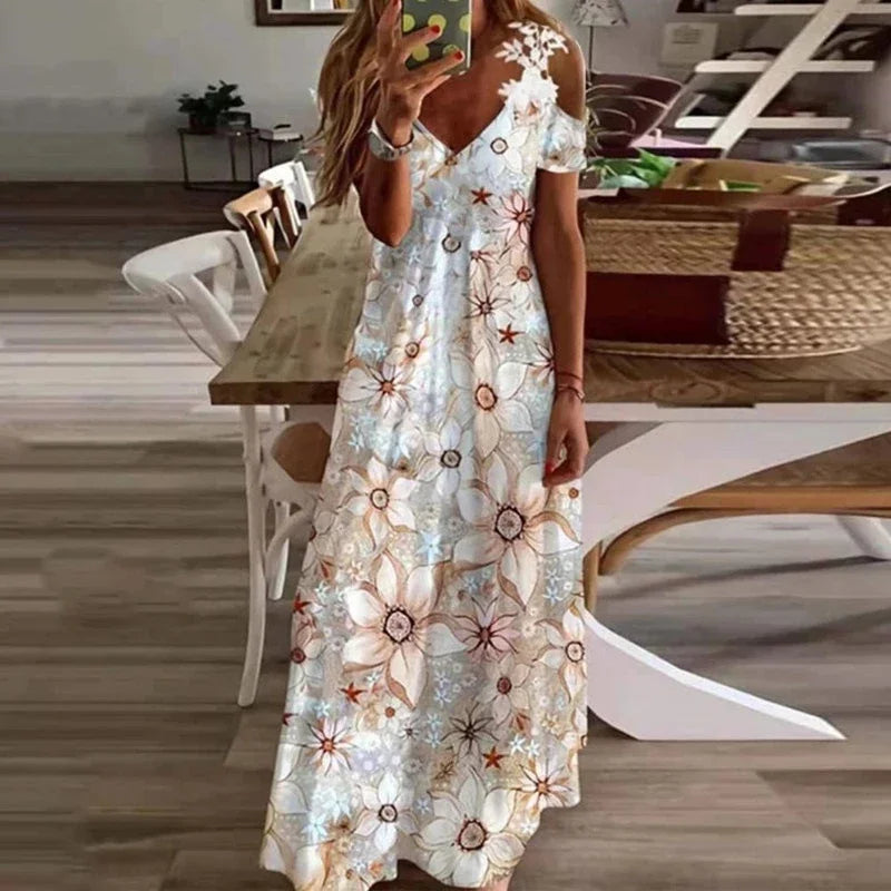 Robe Longue Décontractée à Bretelles pour Femmes 5