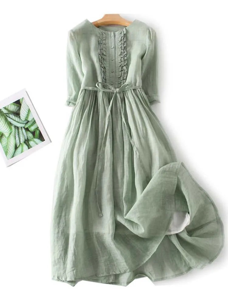 Robe Longue Décontractée pour Femme 0