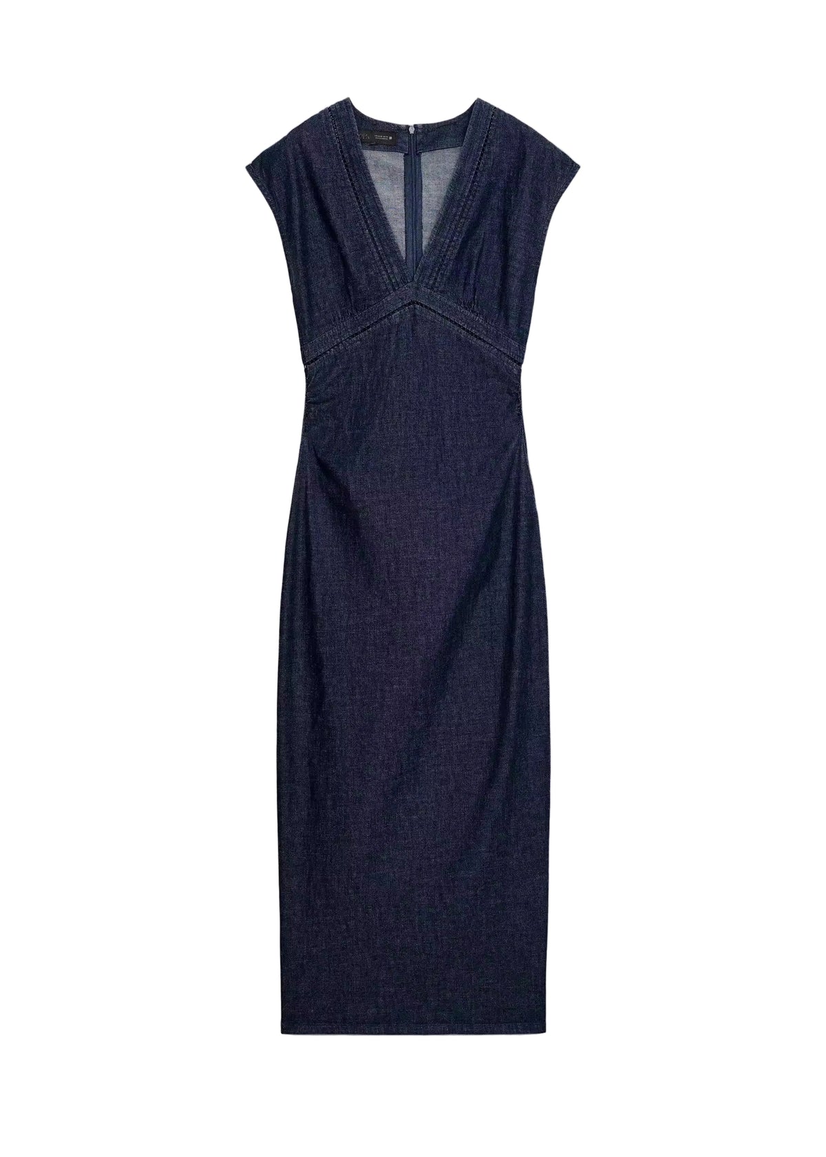 Robe Longue Femme Col V Dos Ouvert Ample 4