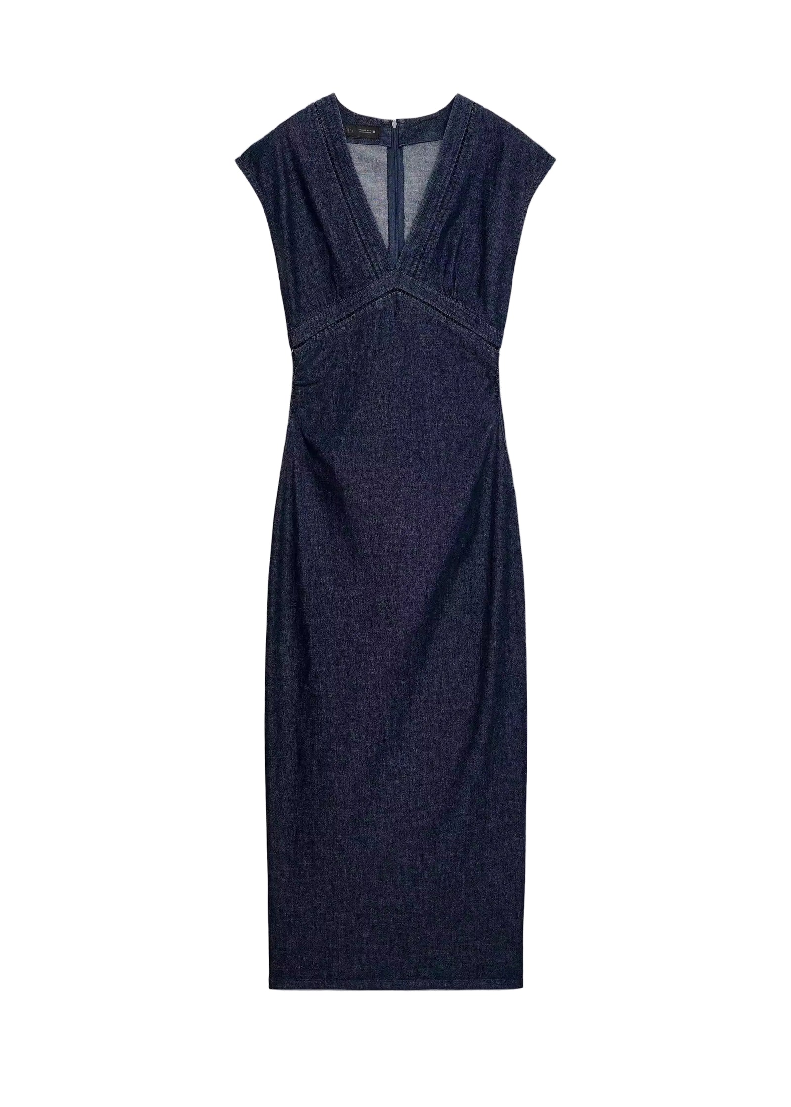 Robe Longue Femme Col V Dos Ouvert Ample 4