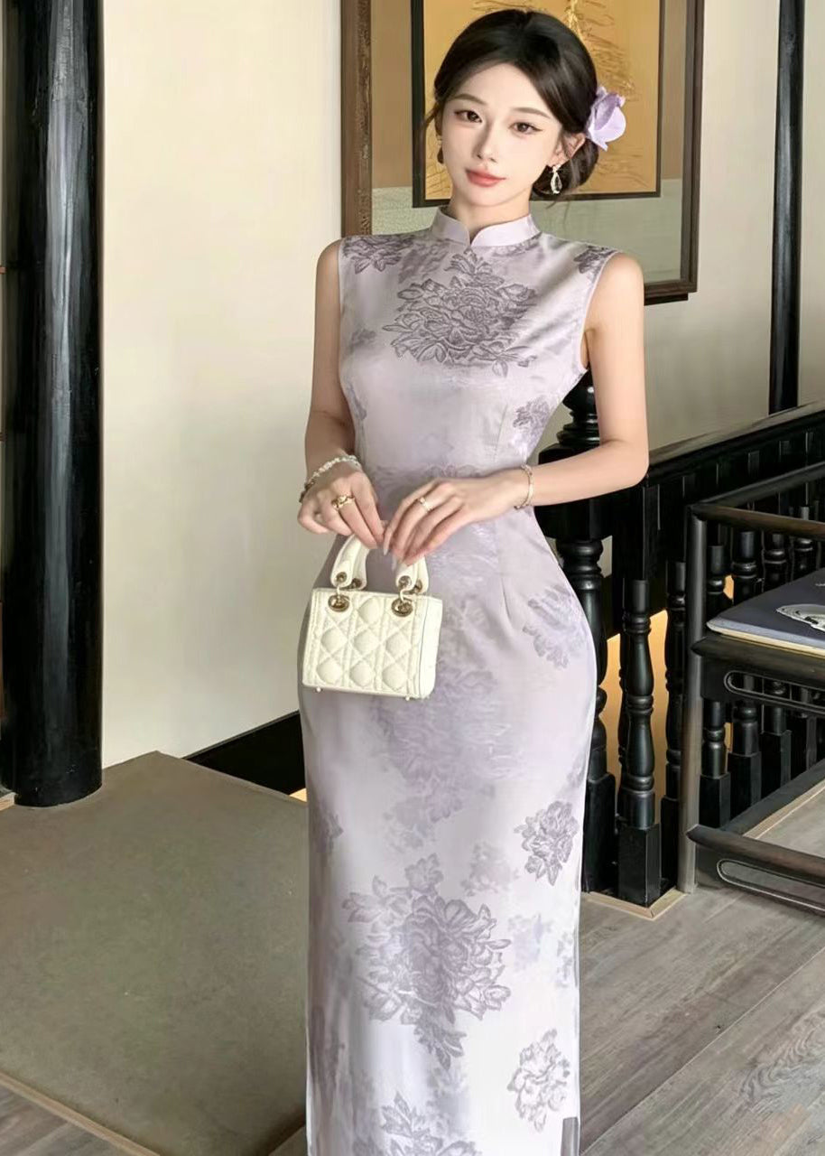 Robe Longue Femme Drapée Élégante pour Événements et Quotidien 2