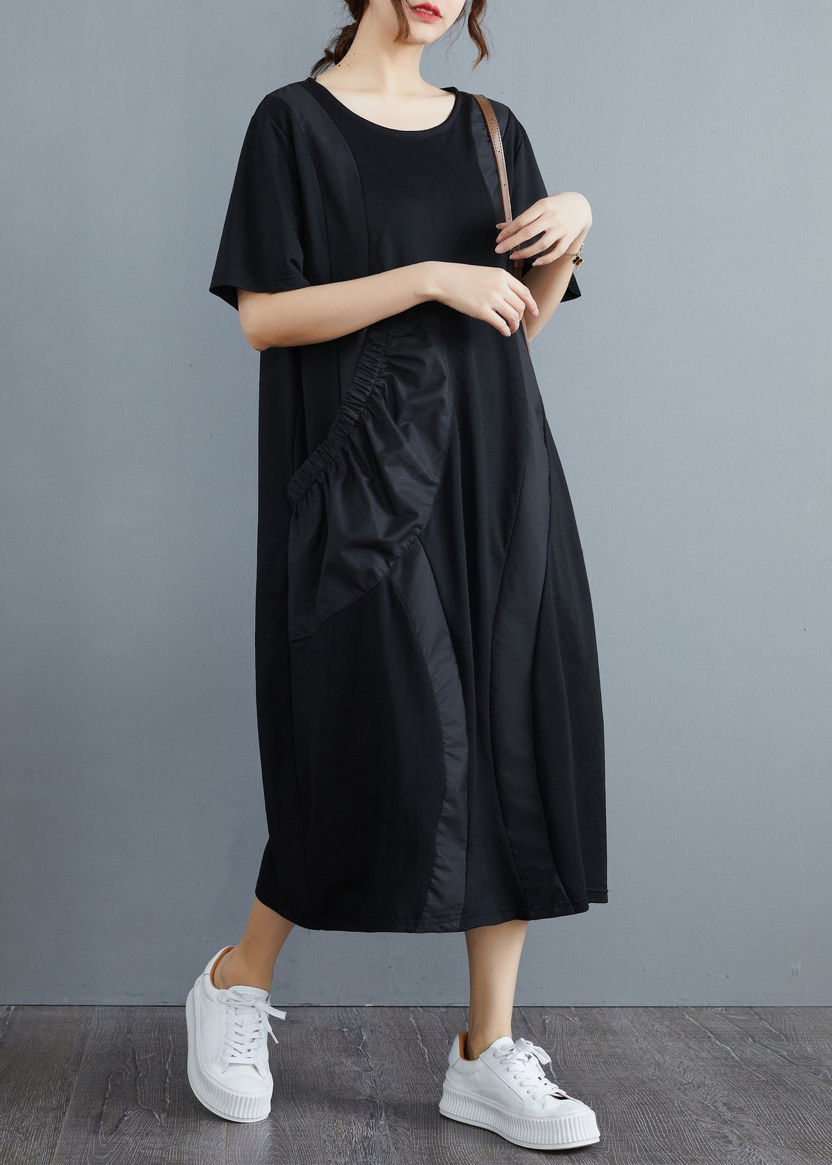Robe Longue Femme Patchwork Chic 3