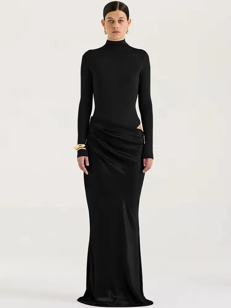 Robe Longue Femme Sans Manches Taille Haute Estivale 7