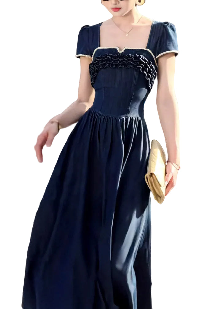 Robe Longue Femme Style Drapé 0