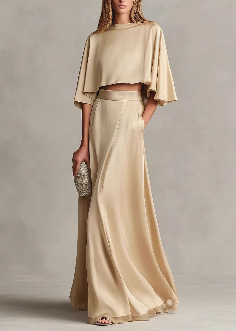 Robe Longue Femme Style Drapé 0