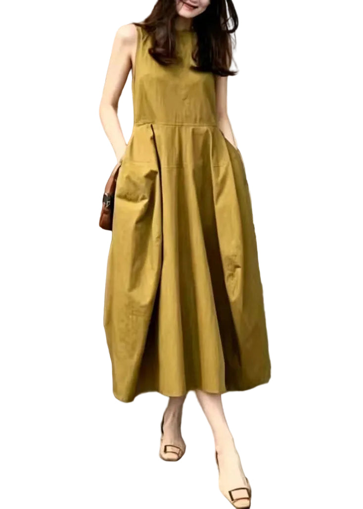 Robe Longue Femme Style Drapé 0