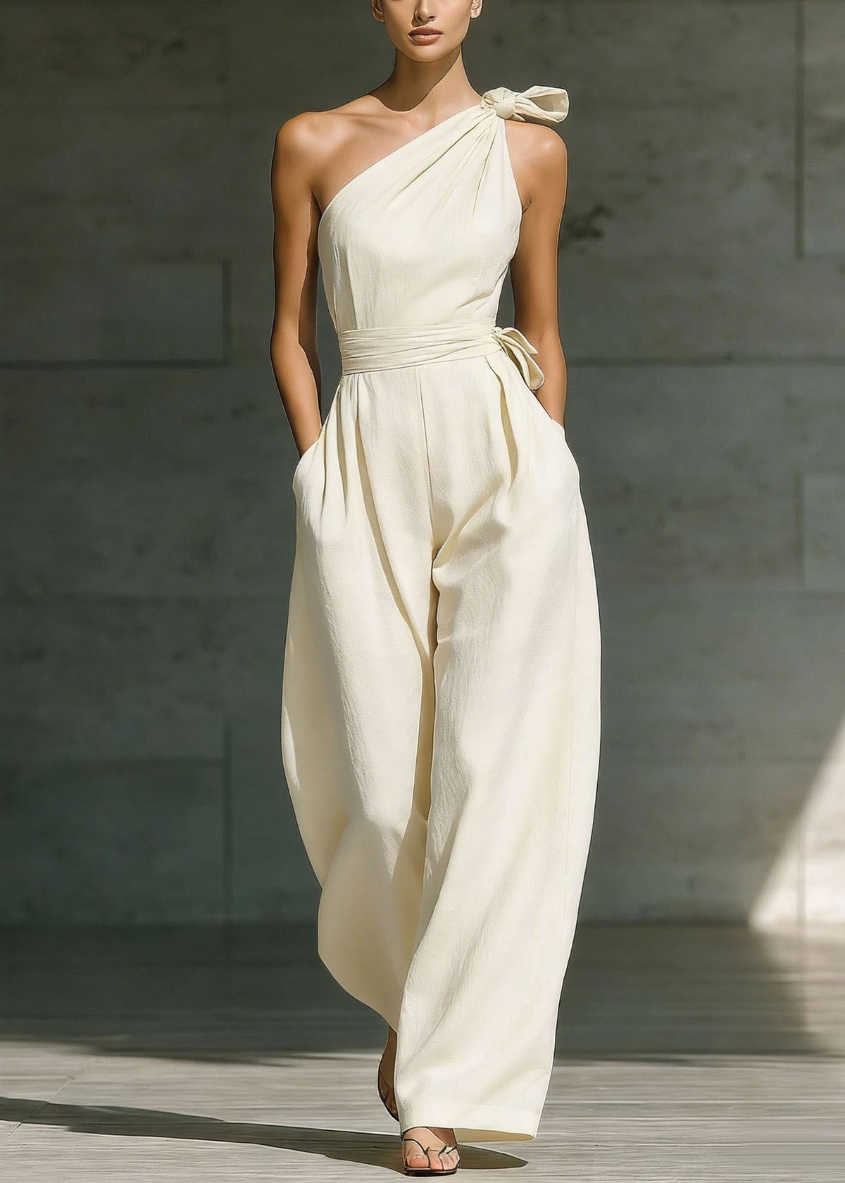 Robe Longue Femme Style Drapé 0