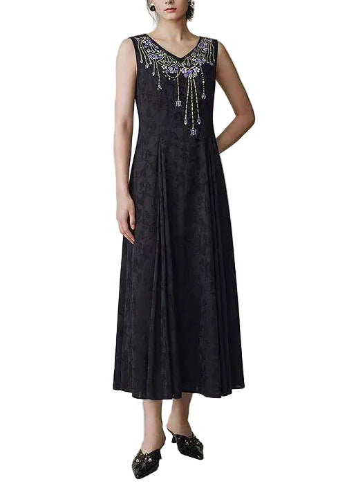 Robe Longue Femme Style Drapé 0