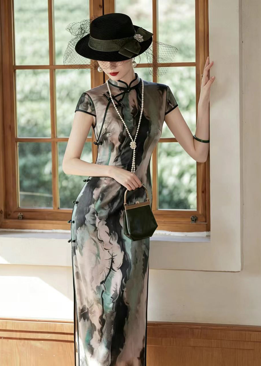 Robe Longue Femme Style Drapé 1