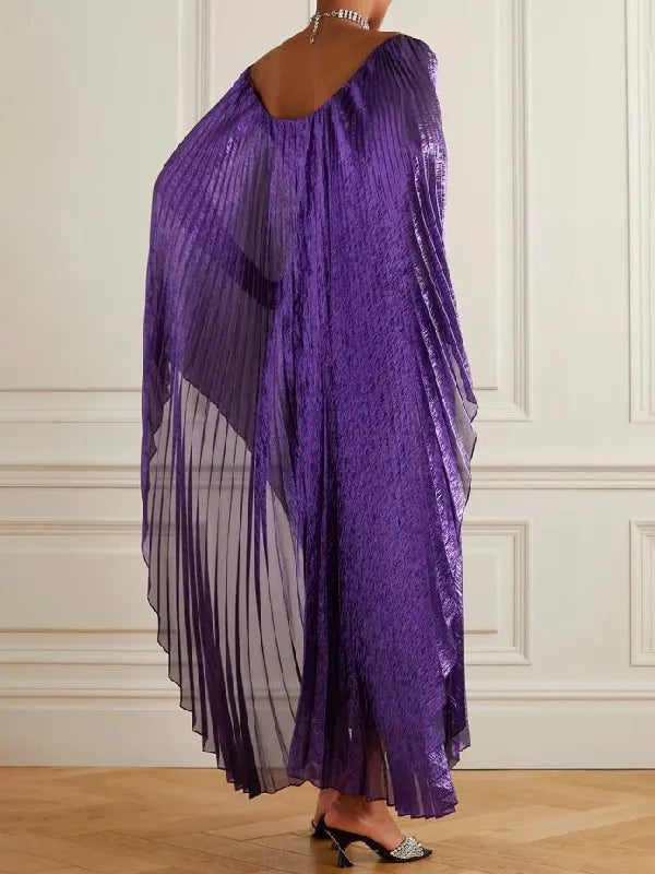 Robe Longue Femme Style Drapé 1