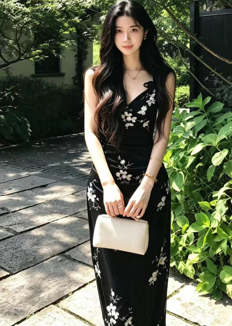Robe Longue Femme Style Drapé 1
