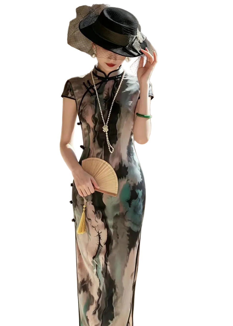 Robe Longue Femme Style Drapé 2