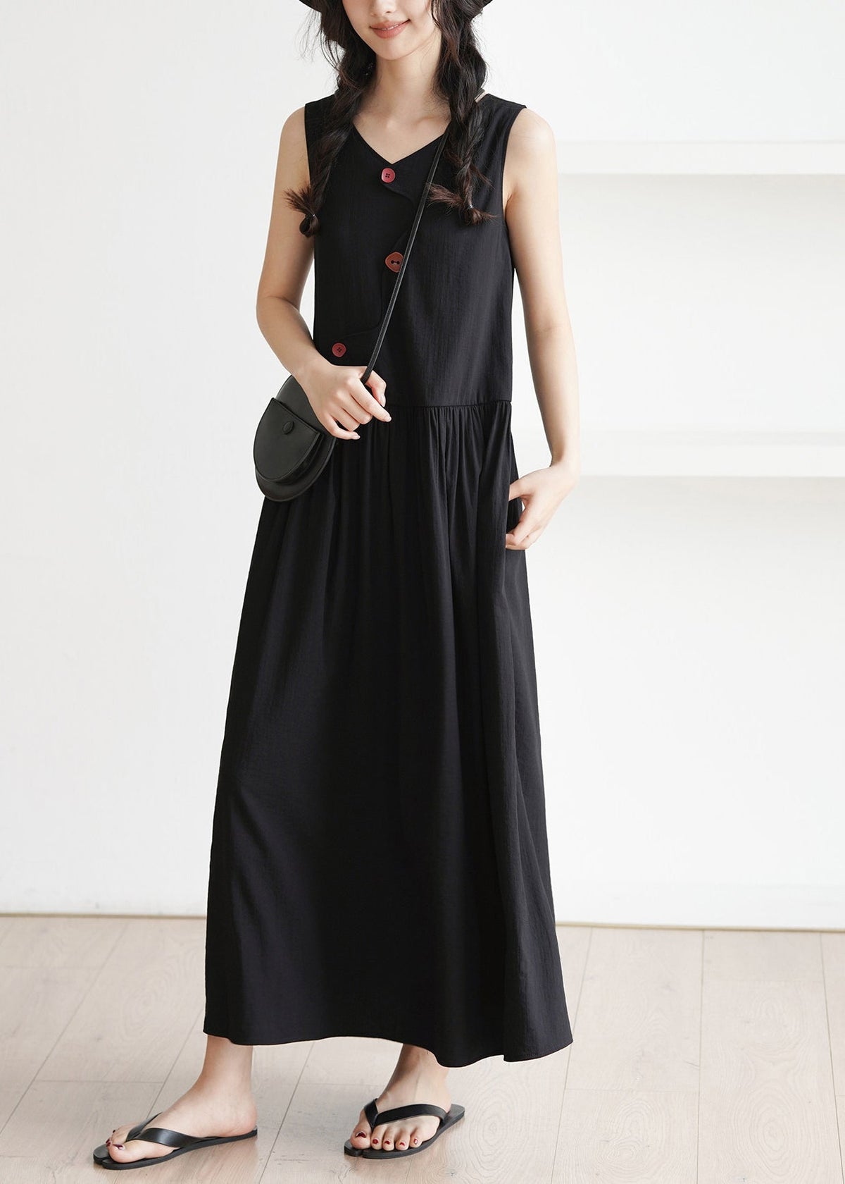 Robe Longue Femme Style Drapé 2