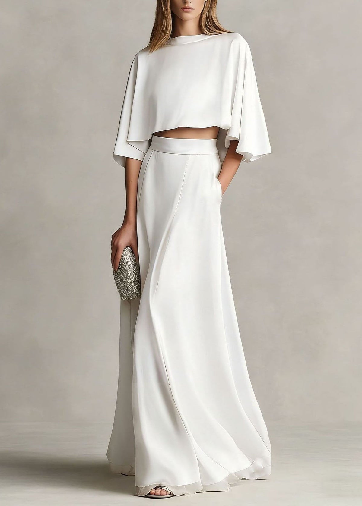 Robe Longue Femme Style Drapé 2