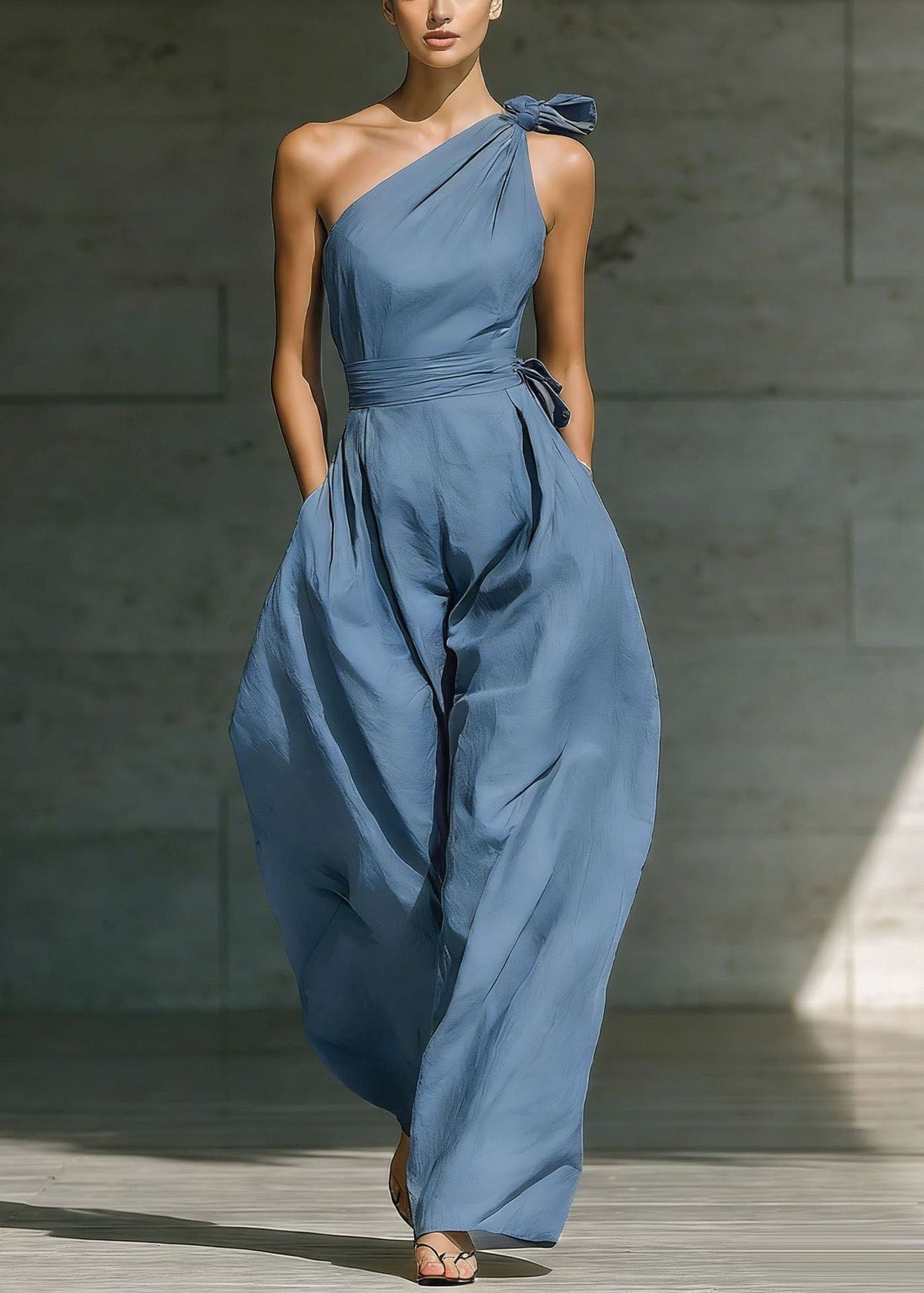 Robe Longue Femme Style Drapé 2