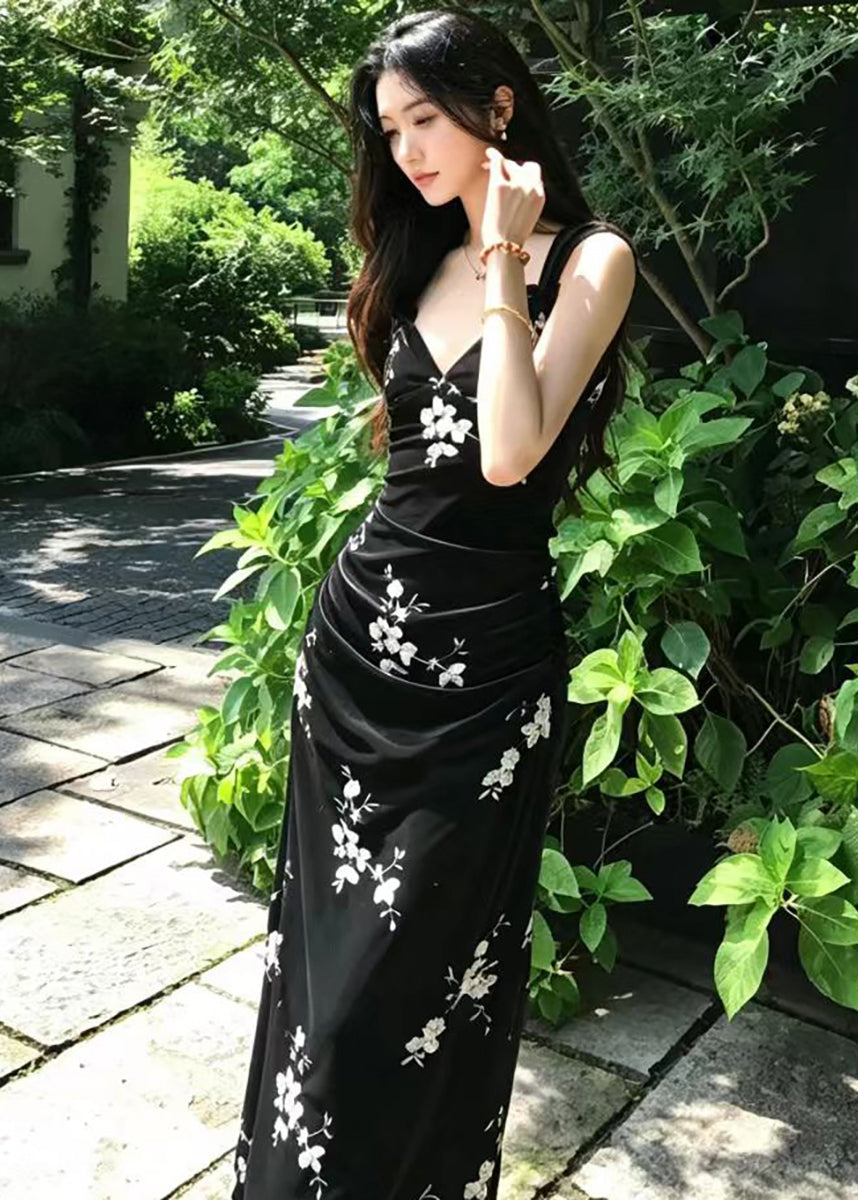 Robe Longue Femme Style Drapé 3