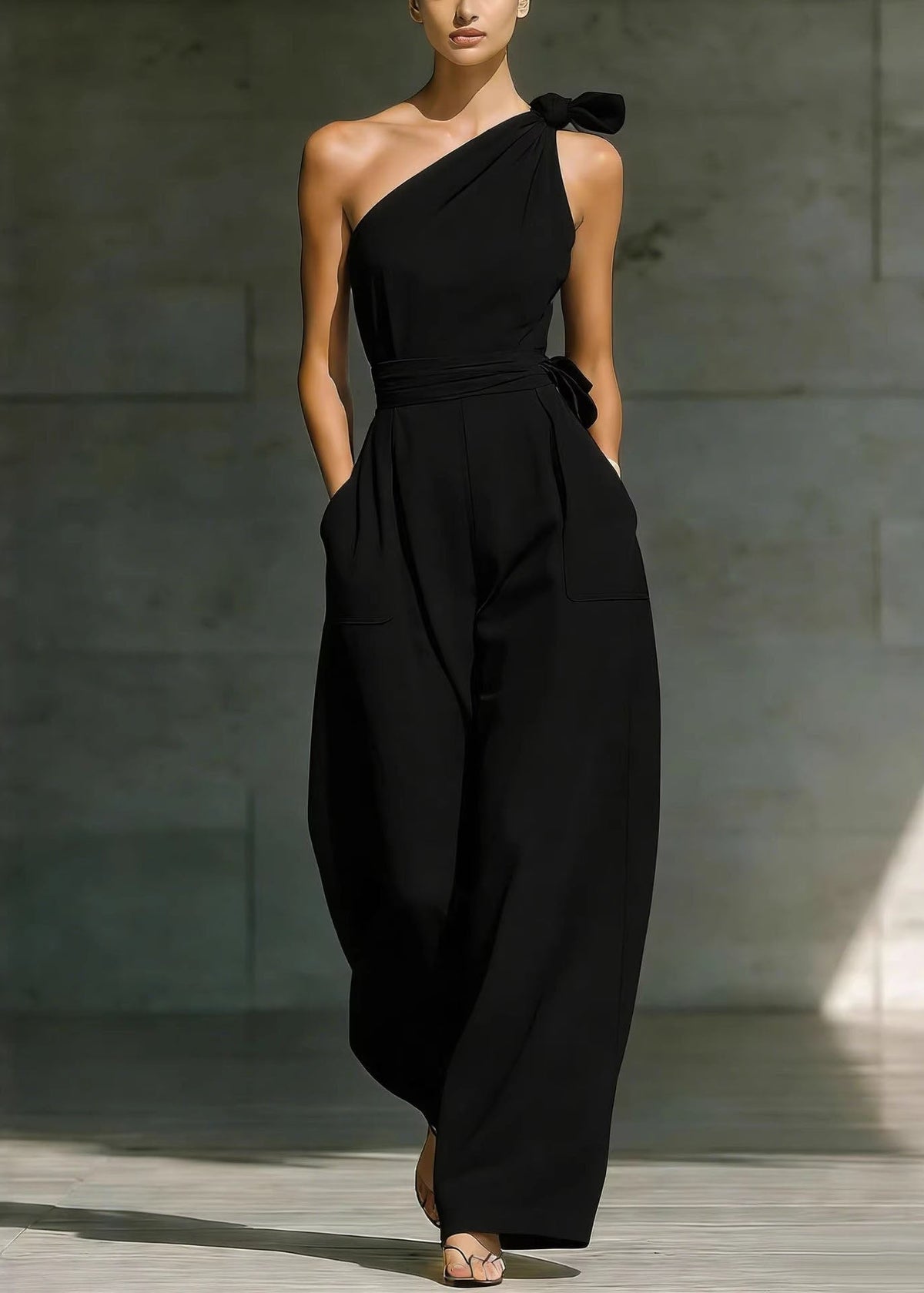 Robe Longue Femme Style Drapé 4